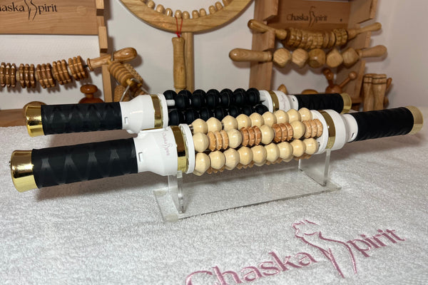 Rouleau de massage électrique en bois : l’innovation Chaska Spirit pour réduire la cellulite sans effort