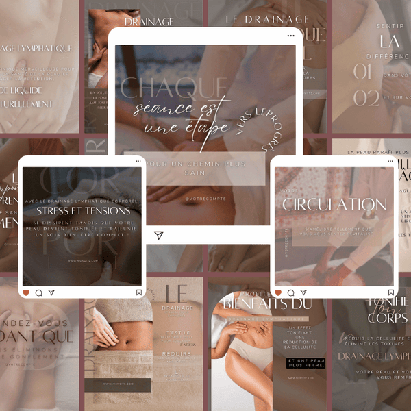 Templates Maderothérapie + Drainage lymphatique
