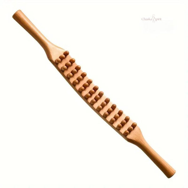 Bâton de madérothérapie – 36 perles