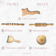 Kit madérothérapie 5 pièces