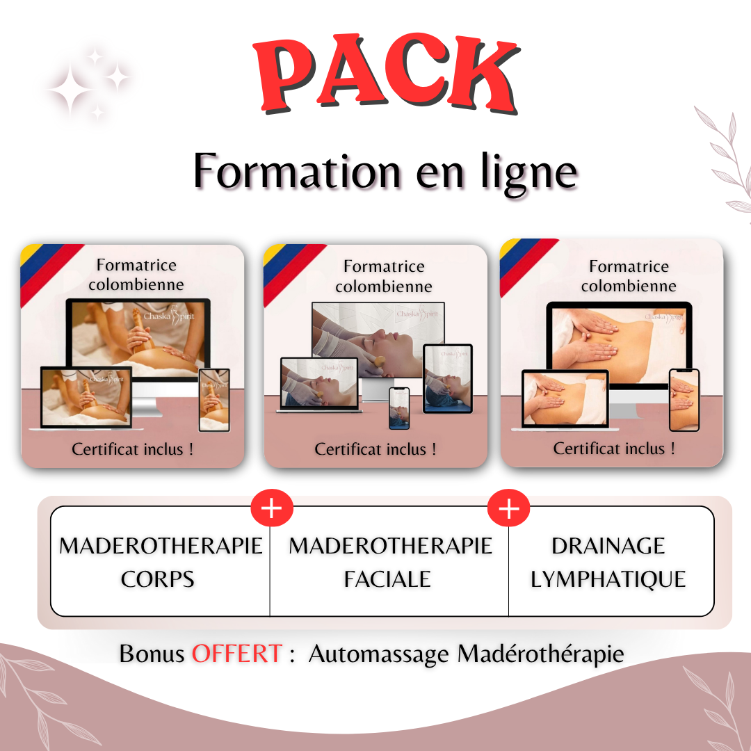 Pack Formation madérothérapie + Drainage Lymphatique