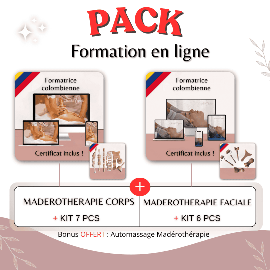 Pack Formations Madérothérapie Corps + Faciale +Kits