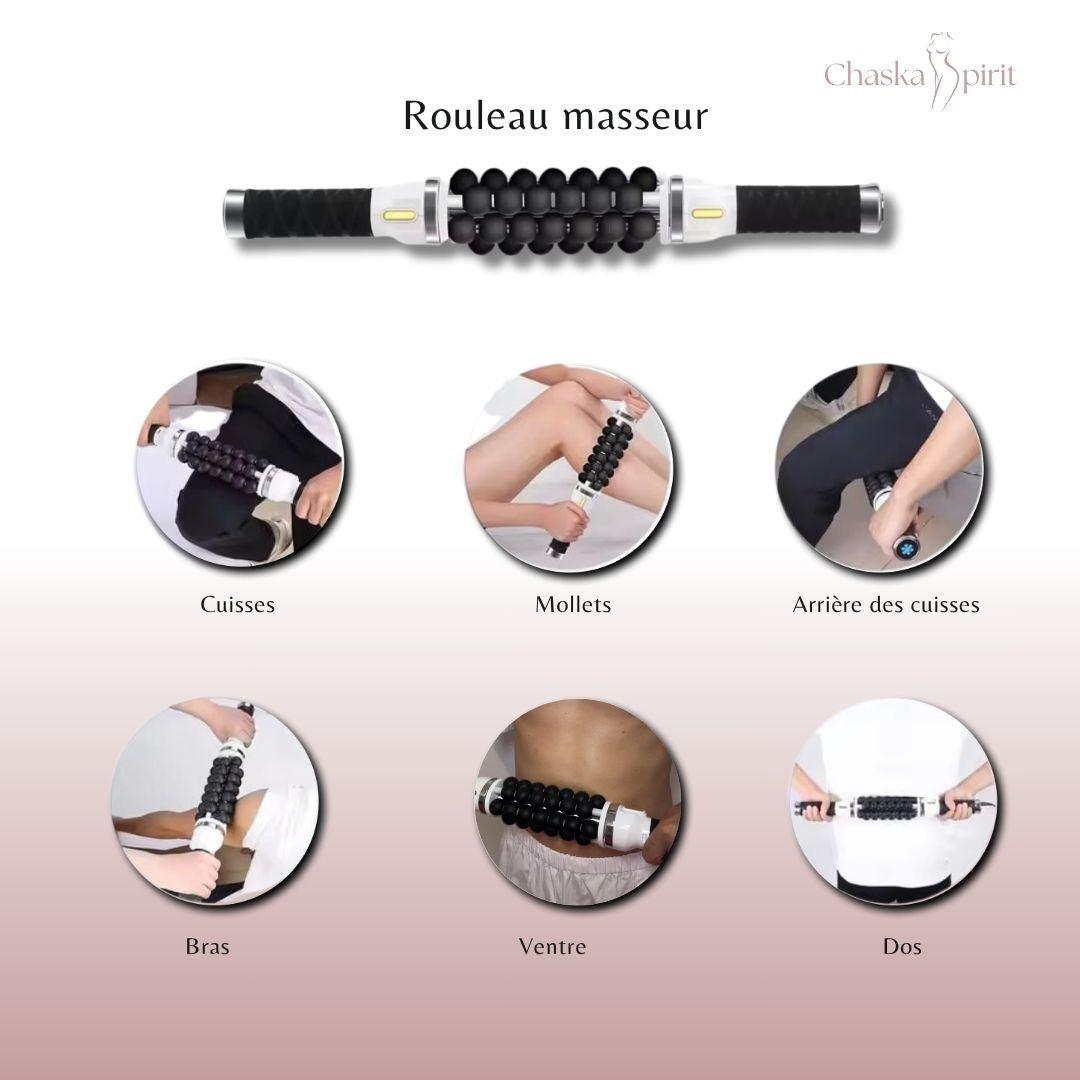 Rouleau électrique professionnel pour massage