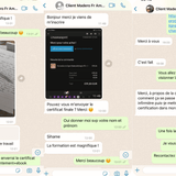 Avis des clientes sur la formation en ligne maderothérapie du visage Chaska Spirit