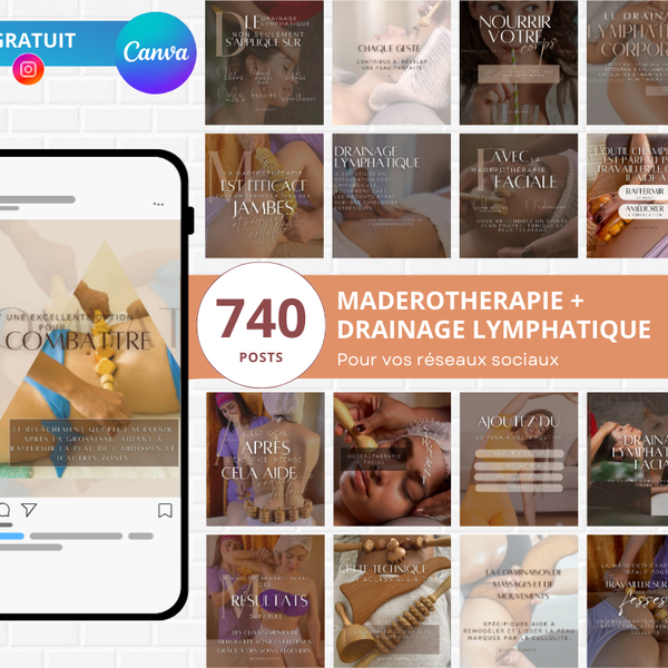 Templates Maderothérapie + Drainage lymphatique